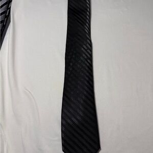 DKNY Black Patterned Tie